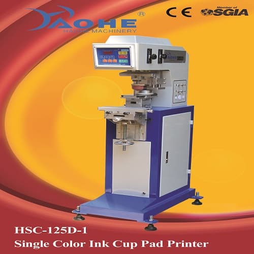 Single Color Ink Cup Pad Printing Machine for Logo Printing